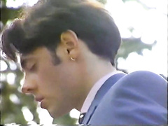 Секс втроем на природе