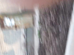 Секс с Машкой на стене многоэтажки