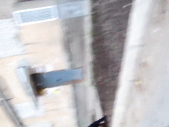 Секс с Машкой на стене многоэтажки