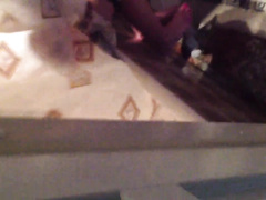 У юной шлюшки начались месячные